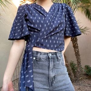 Bohemian Wrap Crop Top